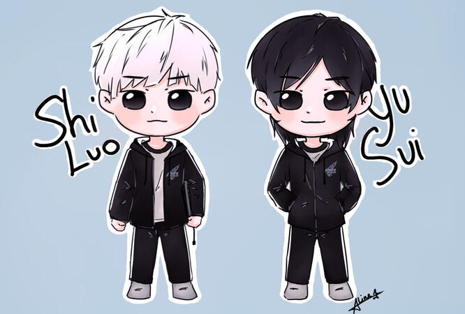 Shi Luo y Yu Sui (FOG e-sports)